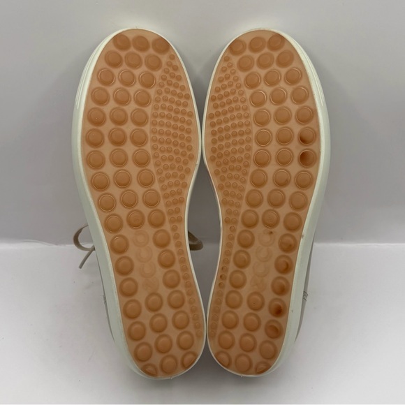 ECCO Soft 7 Women 39 EU 8 US Grey Leather Sneakers New with Factory Defects - Picture 10 of 10